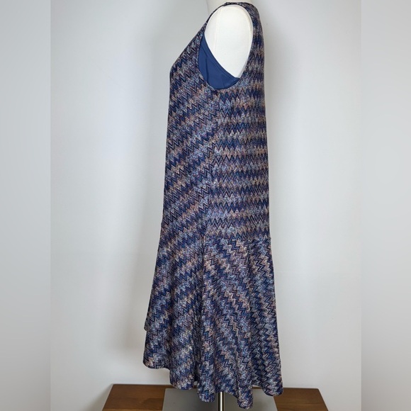 Anthropologie | Maeve Westwater Chevron multicolor Knit Dress Womens Size Small - Picture 2 of 14